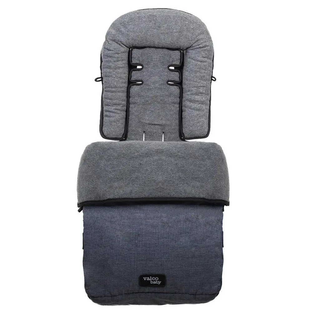 Valco Baby Snug Footmuff Tailor Made - Denim 1