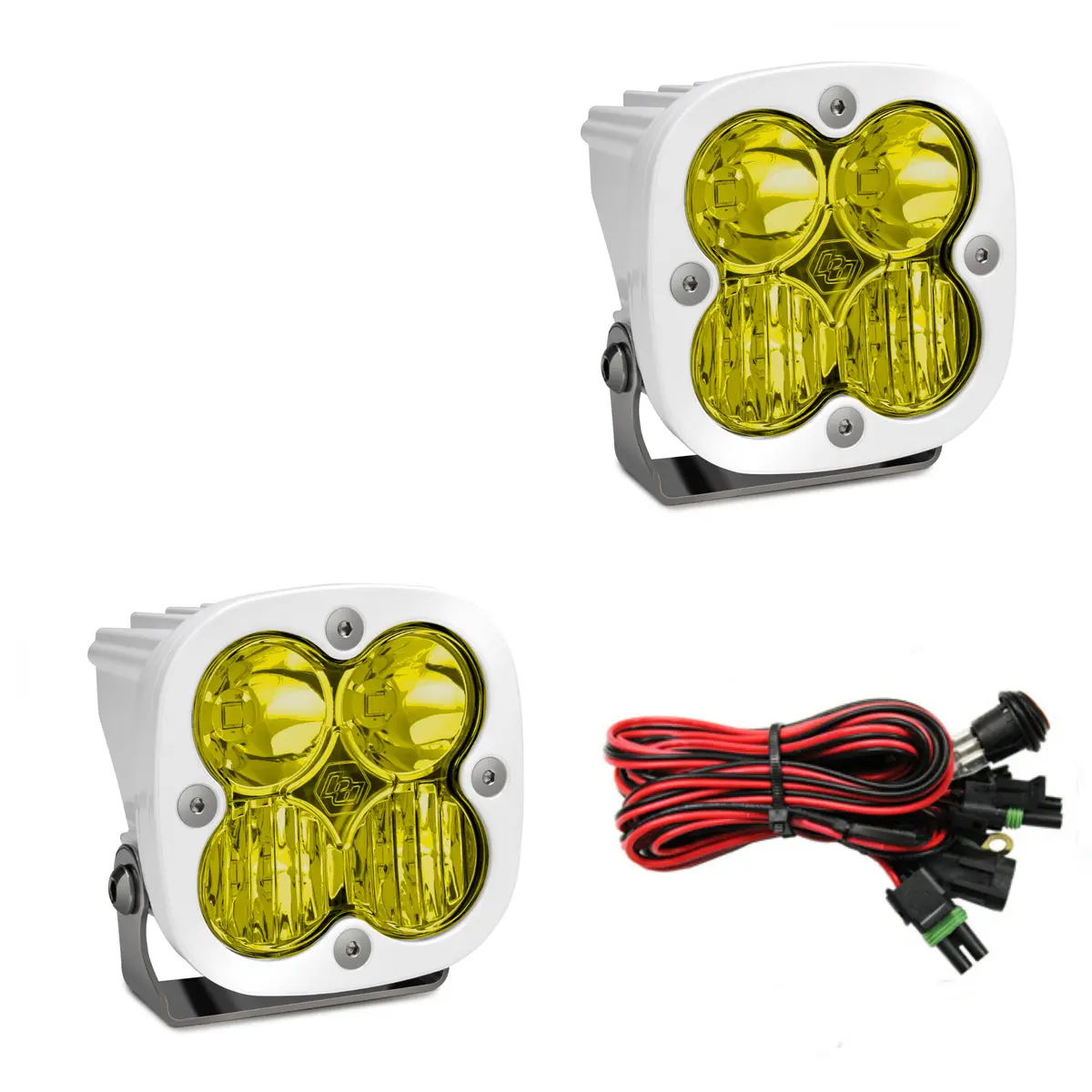 Baja Designs Squadron Sport/Pro Led White Bezel Lights 3