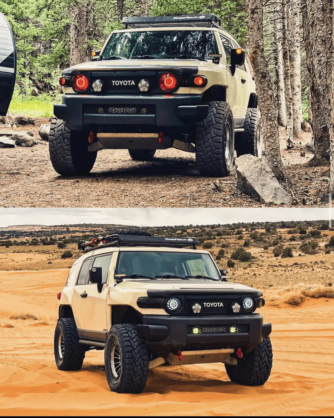 2007-2014 Fj Cruiser Led Retrofit Headlights 1