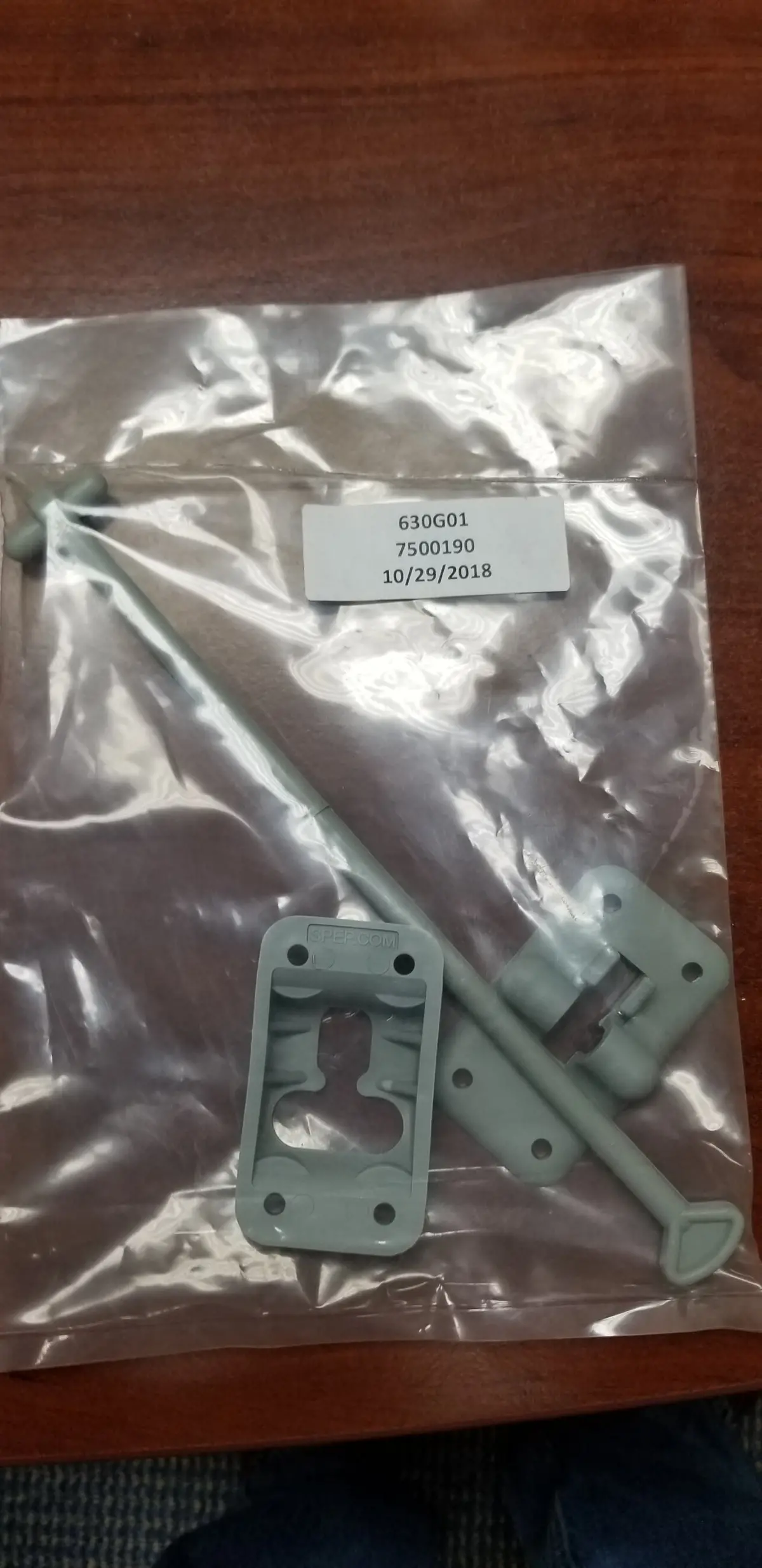 10In Door Holder Plastic Stem With Female Receiver - 7500190 1