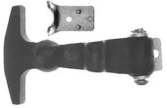 Latch Hood 4" Rubber W/Zinc - 8200042 1