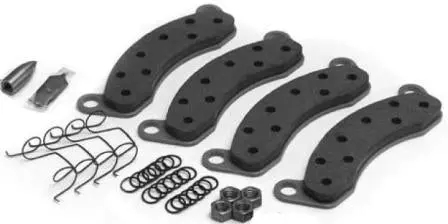 Brake Disc Pad Kit 10-12K Dx - Fits Dexter 10,000 To 12,000 Pound Hydraulic Disc Brakes - K71-180-00 - 6450109 1