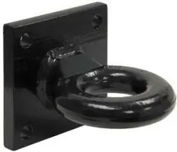 Pintle 2.5" Eye 42K Adjustable 4-Bolt Flange Less Hardware - 8550004 1
