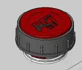 Dump Cap Breather W/Dipstick Replacement - 6900306 1