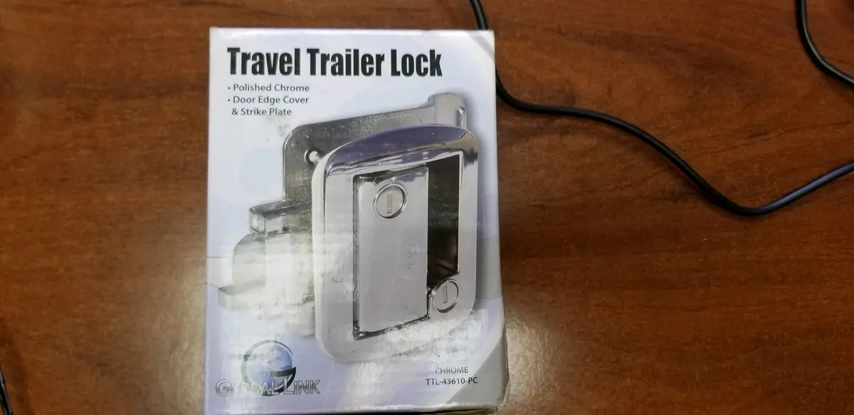 Latch Paddle Rv Entry Chrome - 8200738-02 1