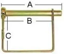 Coupler Snapper Pin 1/4 - 6750148 1
