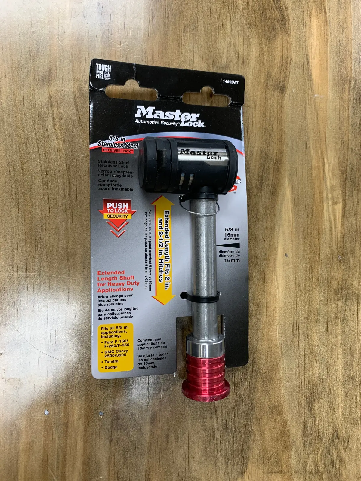 Lock Rcvr 5/8 Ss Xl 3-1/4L - 8200350 1