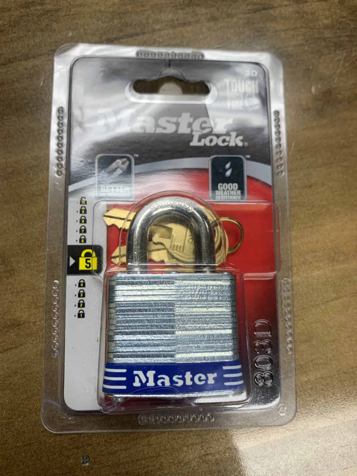 Padlock 1/4" Shackle 1