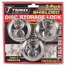 Trimax Lock Padlock Hd (3-Ea Locks) 1