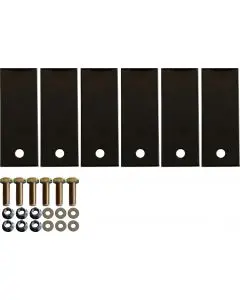 Tb Instal Kit 6-3/8In X 2-1/2In Universal Blk Pwdr 1