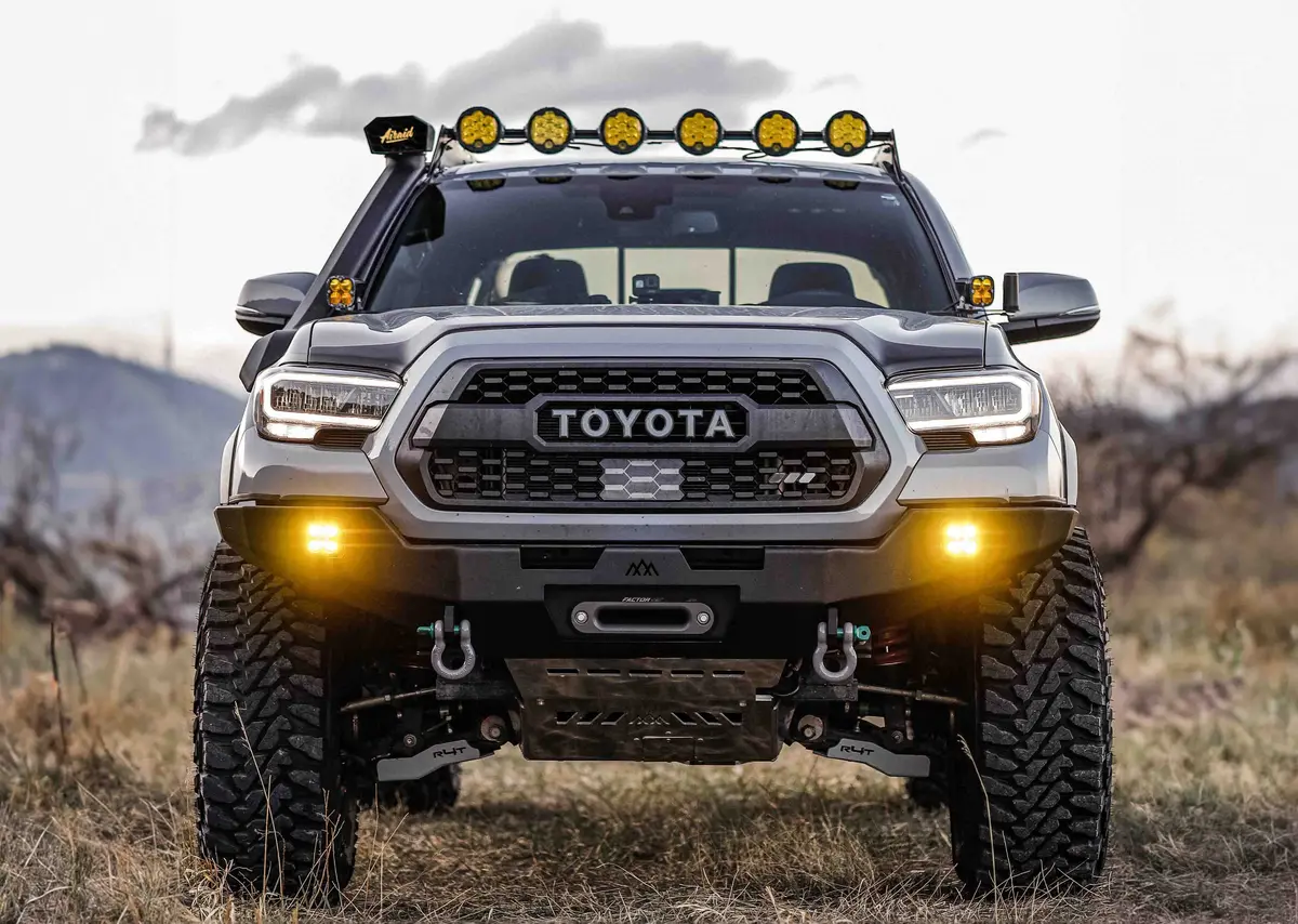Backwoods Toyota Tacoma 3Rd Gen (2016-2023) Hi-Lite Overland Front Bumper [No Bull Bar] 1
