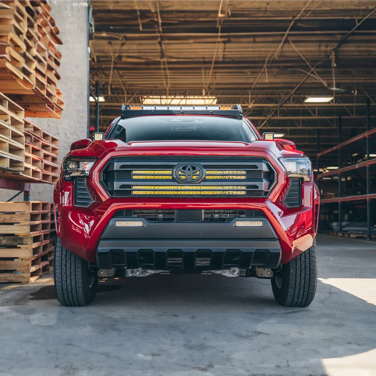 Cali Raised Led 32" Lo Pro Grille Led Light Bar Kit For 2024+ Toyota Tacoma 2