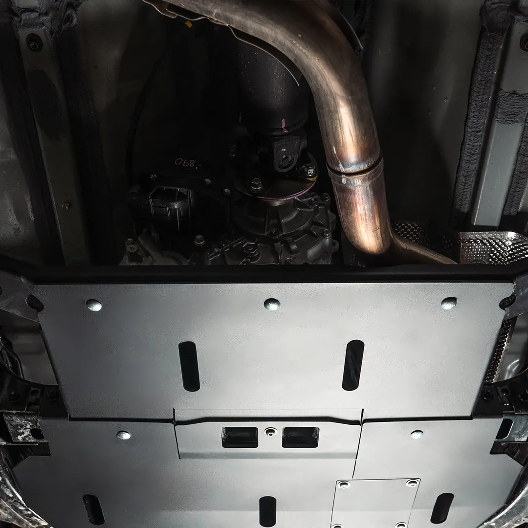 Cali Raised Led Transfer Case Skid Plate For 2024+ Toyota Tacoma 1