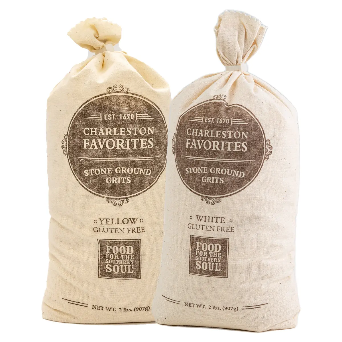 Charleston Favorites Stone Ground Grits - White And Yellow (2-Pack) 1