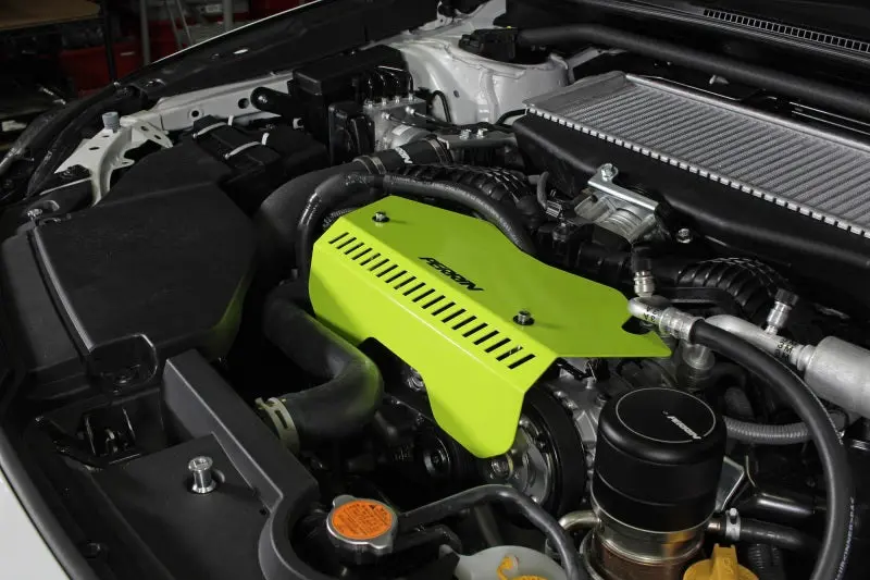 Perrin 2022+ Subaru Wrx Pulley Cover - Neon Yellow 1