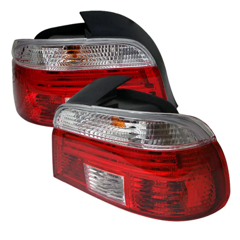 Xtune Bmw E39 5-Series 97-00 Tail Light Red Clear Alt-Ci-Be3997-Rc 1