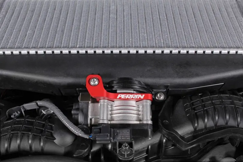 Perrin 2022+ Subaru Wrx/19-23 Ascent/Legacy/Outback Top Mount Intercooler Bracket - Red 1