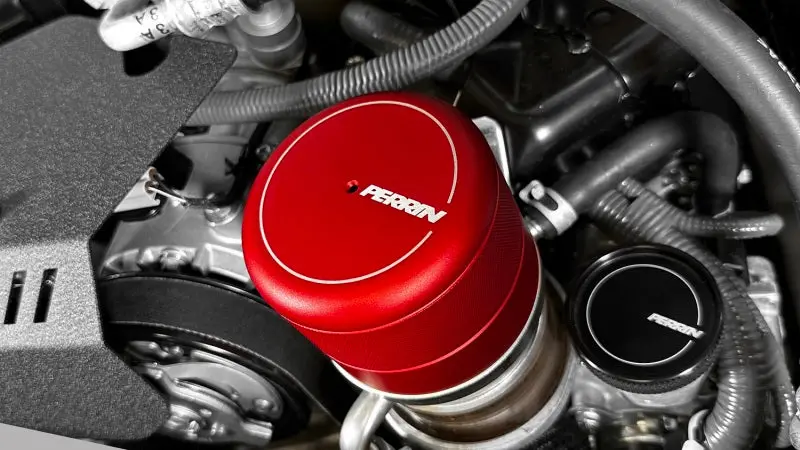 Perrin 2015+ Subaru Wrx/Sti Oil Filter Cover - Red 1