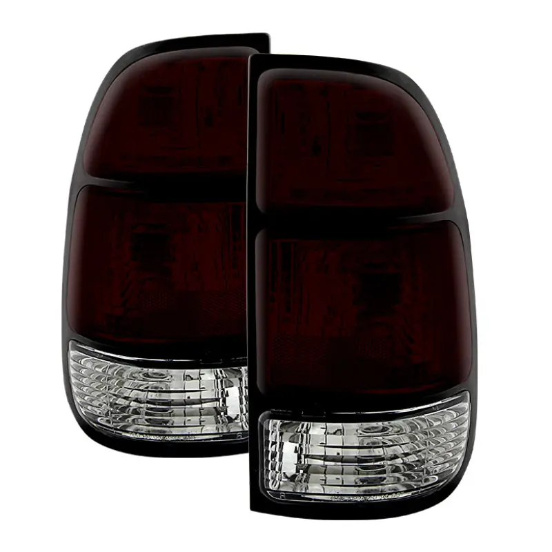 Xtune Toyota Tundra 00-06 Oem Style Tail Lights Dark Red Alt-Jh-Ttu00-Oe-Rsm 1