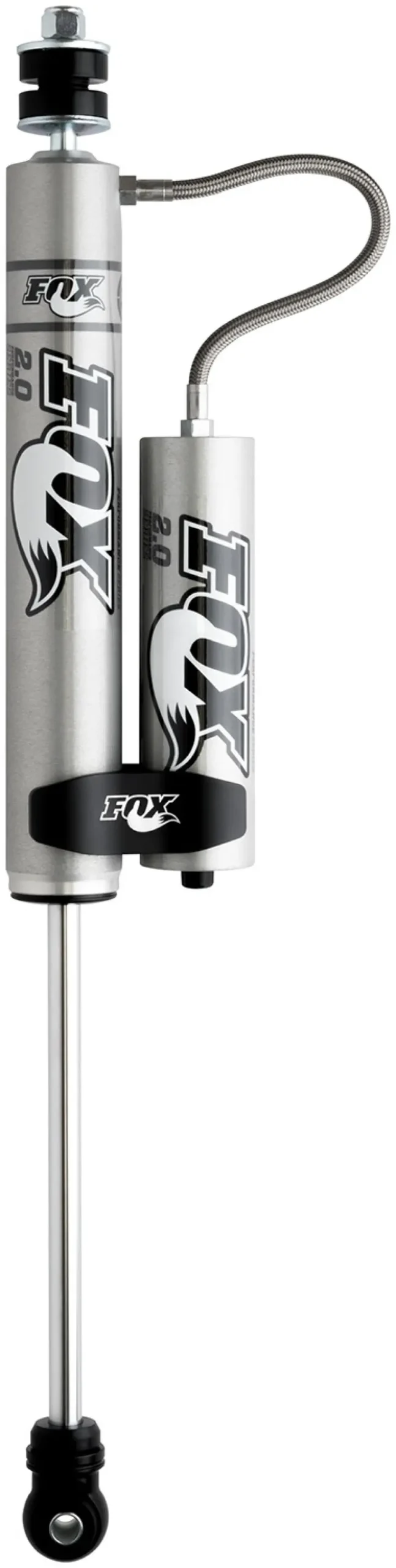 Fox 2.0 Performance Series 10.1In. Smooth Body Remote Res. Shock W/Stem Mount / Std Travel - Black 1