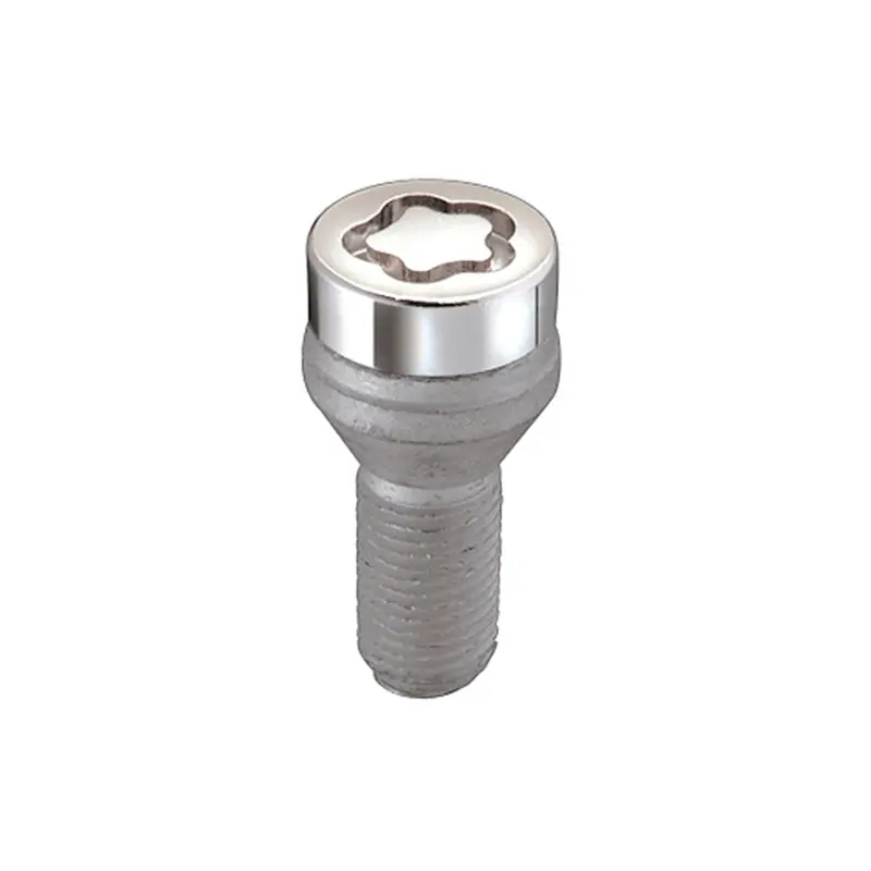 Mcgard Wheel Lock Bolt Set - 4Pk. (Cone Seat) M12x1.5 / 17Mm Hex / 40.5Mm Shank Length - Chrome 1