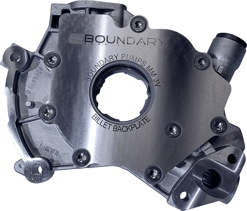 Boundary 99-15 Ford Modular Motor (All Types) V8 Oil Pump Assembly W/Billet Back Plate 1