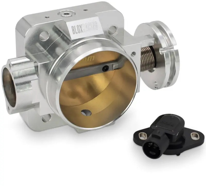 Blox Racing Honda B/D/H/F Series Engines 76Mm Silver Billet Throttle Body V2 1