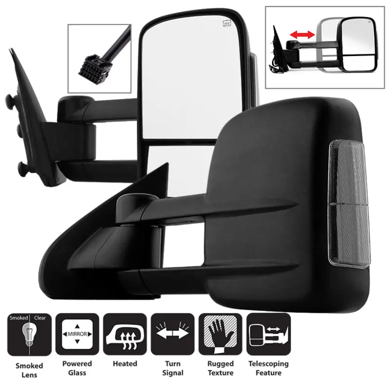 Xtune Dodge Ram 02-09 L&R Manual Extendable Manual Adjust Mirror Mir-Dram02-Ma-Set 1