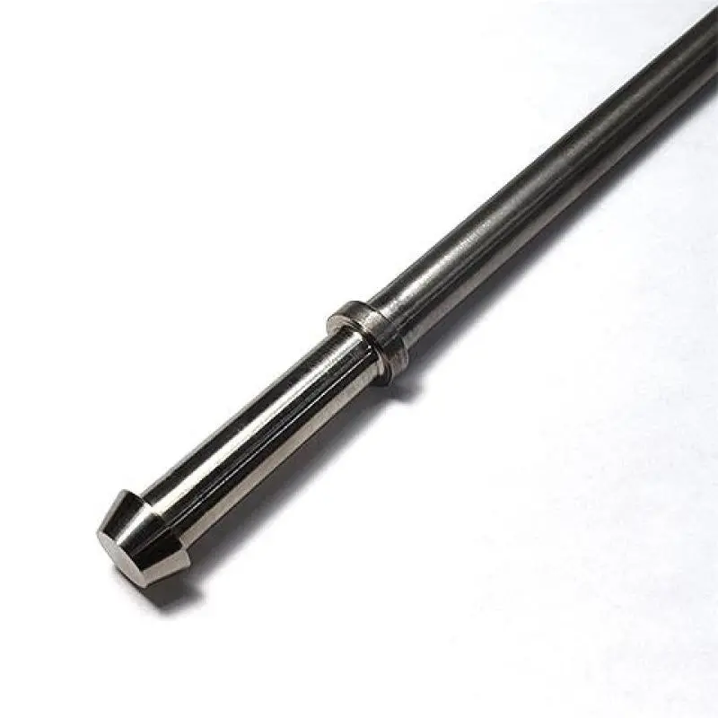 Ticon Industries 8In Length X 3/8In Titanium Billet Exhaust Hanger Rod - Mushroom End 1
