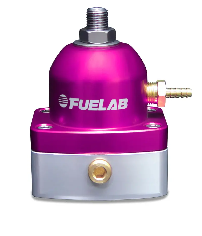 Fuelab 535 Efi Adjustable Mini Fpr 25-90 Psi (2) -6An In (1) -6An Return - Purple 1