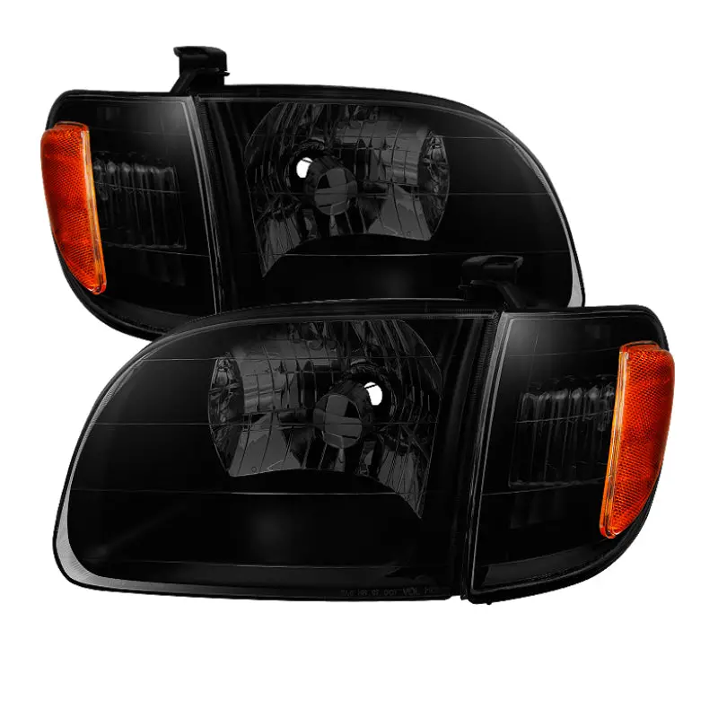 Xtune Toyota Tundra Regular/Access 00-04 Oem Style Headlights & Corner Lights Hd-Jh-Ttun00-Am-Bsm 1