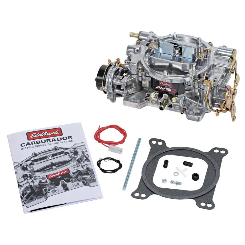 Edelbrock Carburetor Thunder Series 4-Barrel 800 Cfm Electric Choke Calibration Satin Finish 1