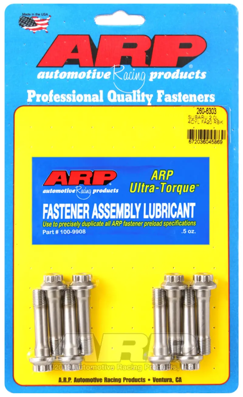 Arp Subaru Fa20 2.0L Rod Bolt Kit 1