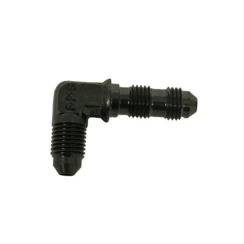 Fragola -6An X 90 Degree Bulkhead - Black 1