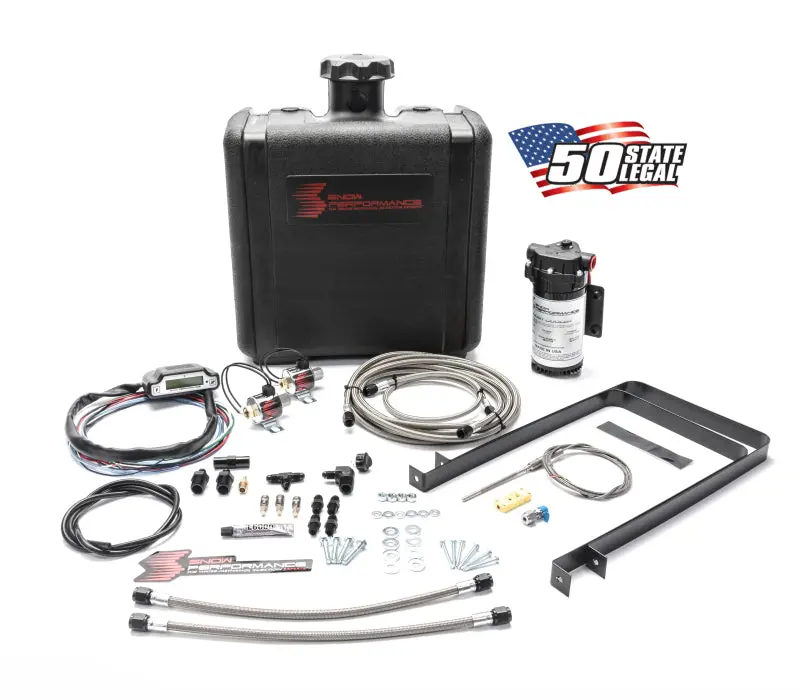 Snow Performance Stg 3 Boost Cooler Water Injection Kit Td Univ. (Ss Braided Line And 4An Fittings) 1