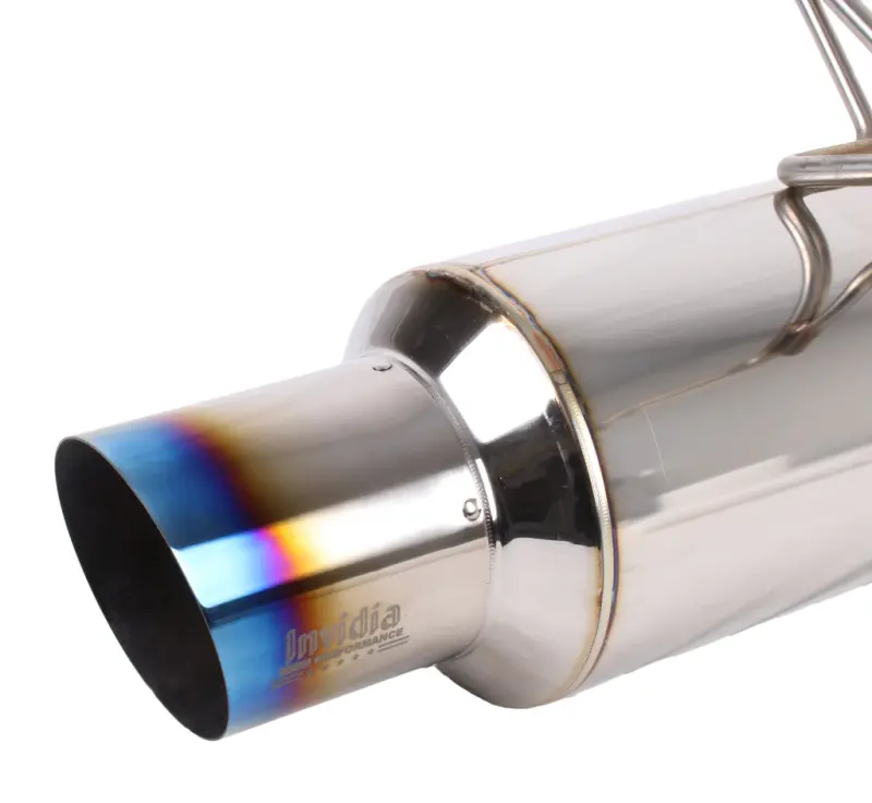Invidia 2022+ Subaru Wrx Single N1 Titanium Burnt Tip Cat-Back Exhaust 1