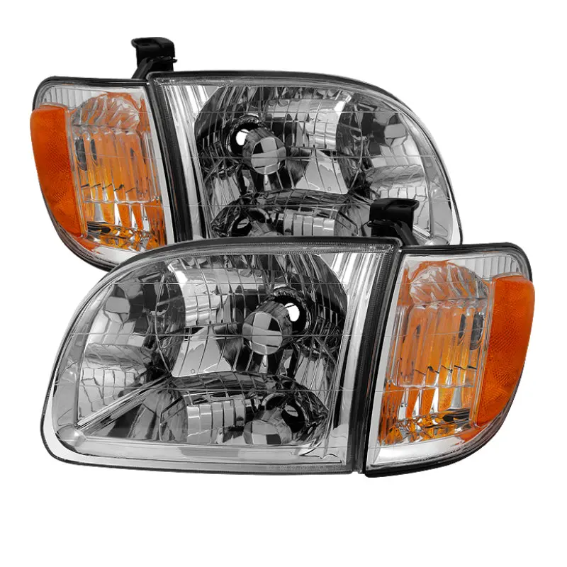 Xtune Toyota Tundra Regular/Access 00-04 Oem Style Headlights & Corner Lights Hd-Jh-Ttun00-Am-C 1