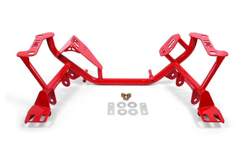 Bmr 79-95 Ford Mustang K-Member Standard Version W/ Coilover Perches - Red 1