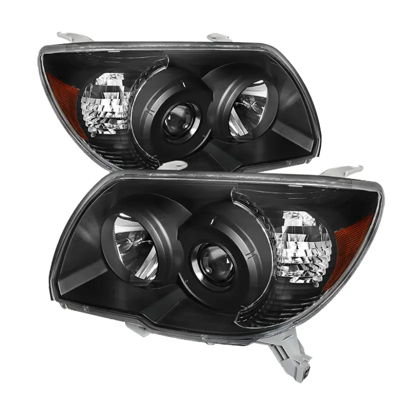 Xtune Toyota 4Runner 06-09 Crystal Headlights Black Hd-Jh-T4r06-Am-Bk 1