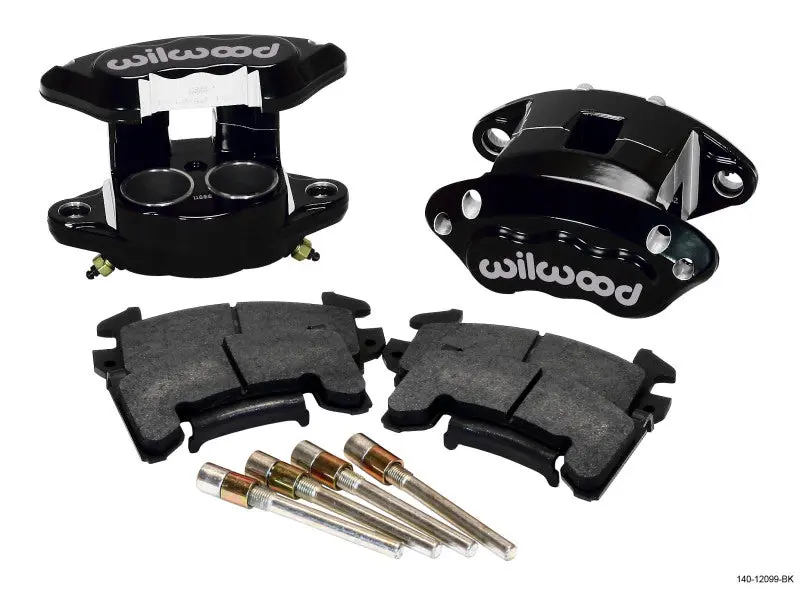 Wilwood D154 Front Caliper Kit - Black 1.62 / 1.62In Piston 1.04In Rotor 1
