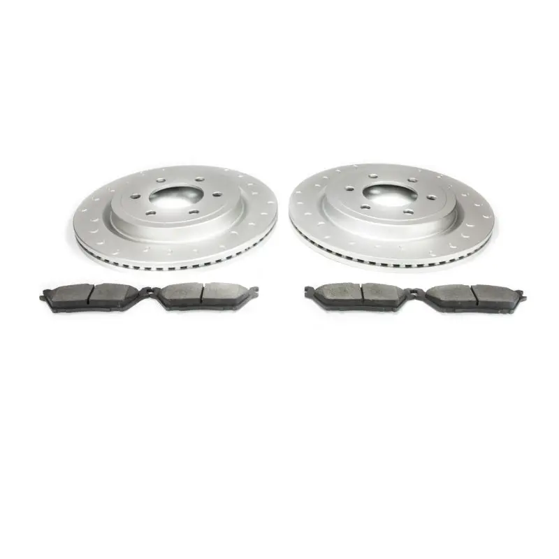 Alcon 19-20 Raptor/ 18-20 F-150 Rear Pad And Rotor Kit (Use With Stock Calipers) W/ Elect Park Brake 1