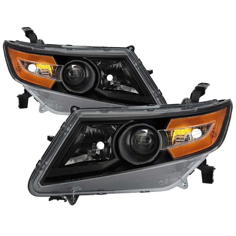 Xtune Honda Odyssey Halogen Models Only 11-15 Oem Style Headlights - Black Hd-Jh-Hody11-Am-Bk 1