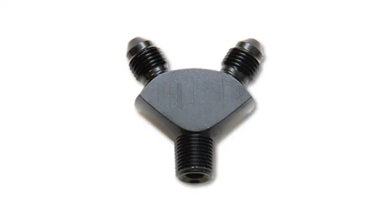 Vibrant -3An X -3An X 1/8In Npt Y-Adapter Fitting - Aluminum 1