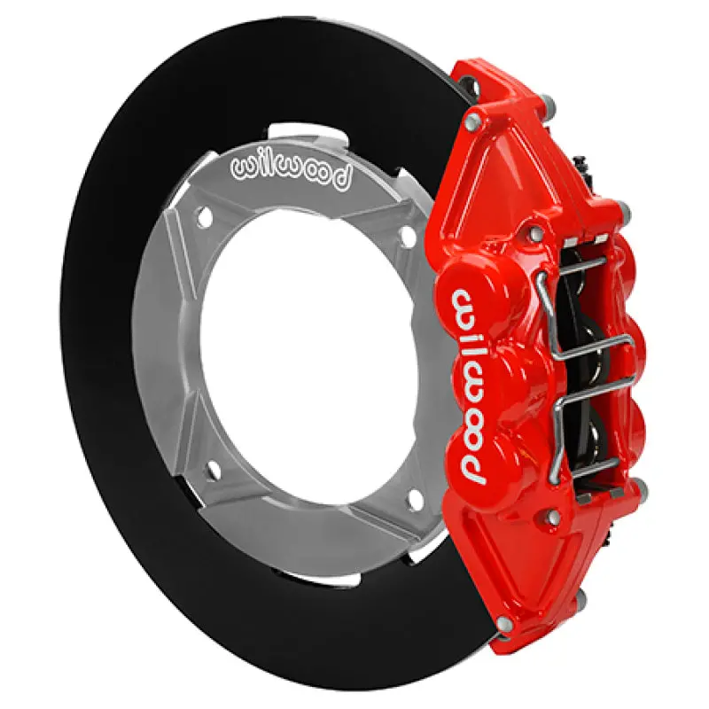 Wilwood 2014+ Polaris Rzr Xp 1000 Rear Kit 11.25In Drilled - Red 1