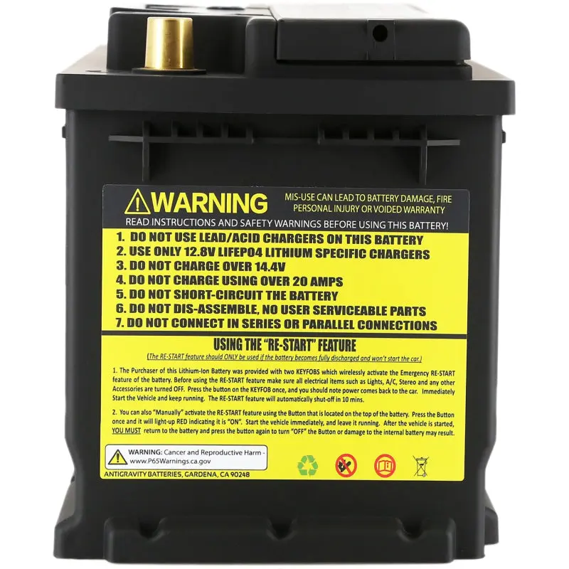Antigravity H6/Group 48 Lithium Car Battery 1