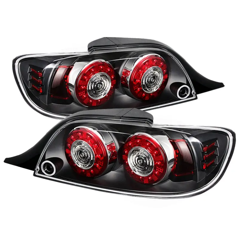 Xtune Mazda Rx-8 04-08 Led Tail Lights Black Alt-On-Mrx804-Led-Bk 1