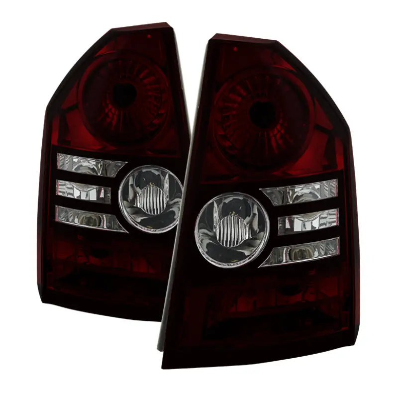 Xtune Chrysler 300 2008-2010 Oem Style Tail Lights -Red Smoked Alt-Jh-C308-Oe-Rsm 1