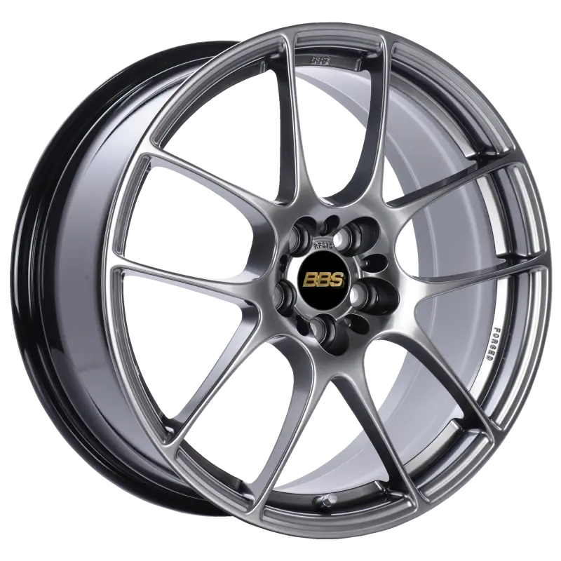 Bbs Rf 18X8 5X112 Et45 Diamond Black Wheel -82Mm Pfs/Clip Required 1