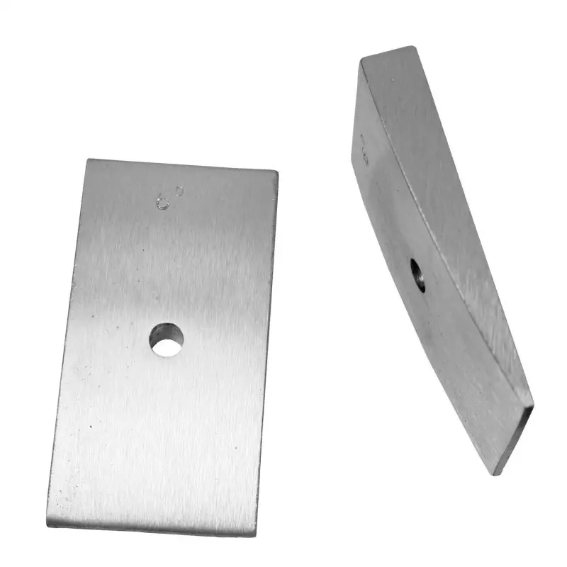 Omix 6 Degree Rear Leaf Spring Shims 2.5 Inch Wide 1