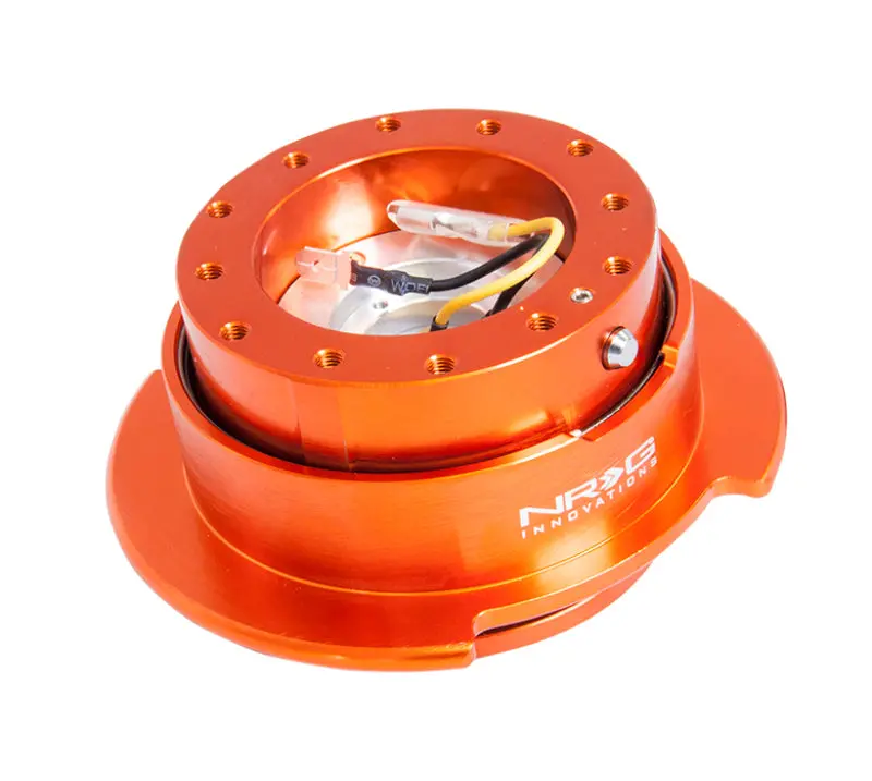 Nrg Quick Release Kit Gen 2.5 - Orange Body / Titanium Chrome Ring 1